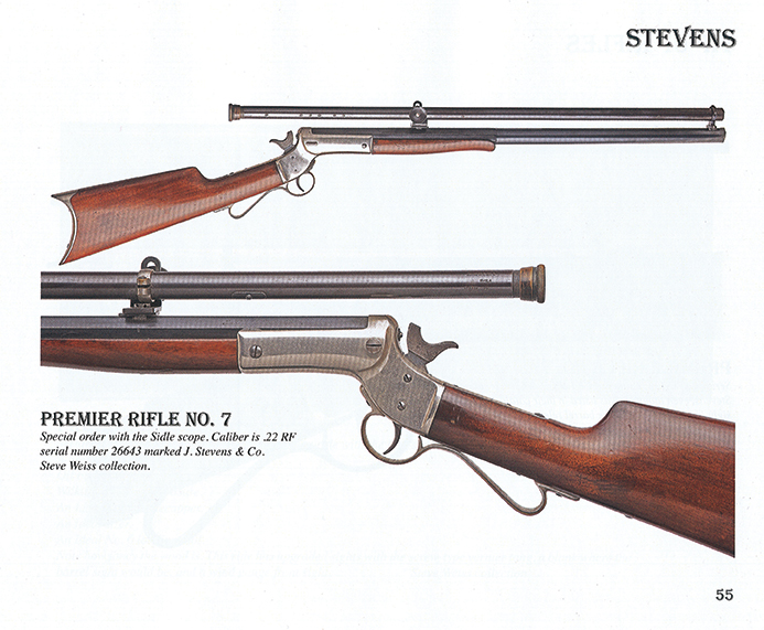 An example of one of the Stevens Tip Up rifle.